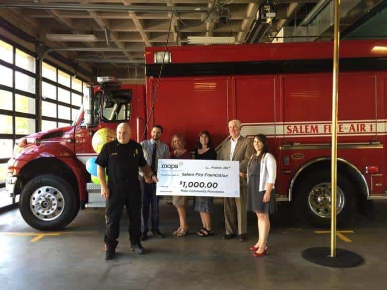 Salem Fire Foundation Takes Home Maps Credit Union Community Challenge Grant
