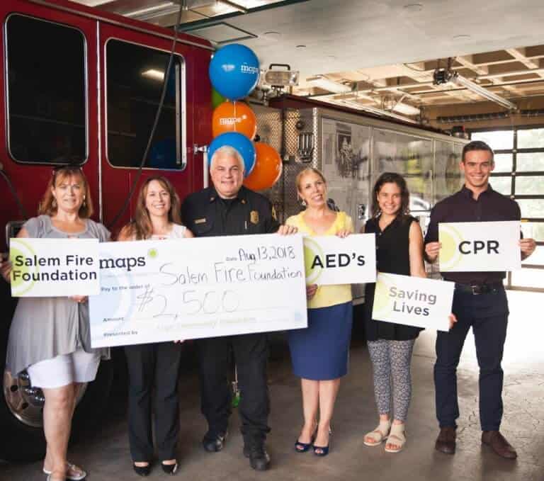 Salem Fire Foundation Receives MAPS Credit Union Community Challenge Grant
