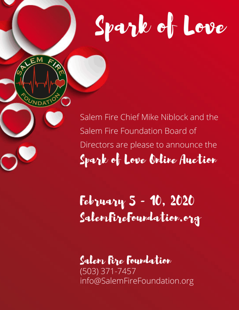 Salem Fire Foundation to Raise Funds Through Online Auction  Feb 5-10