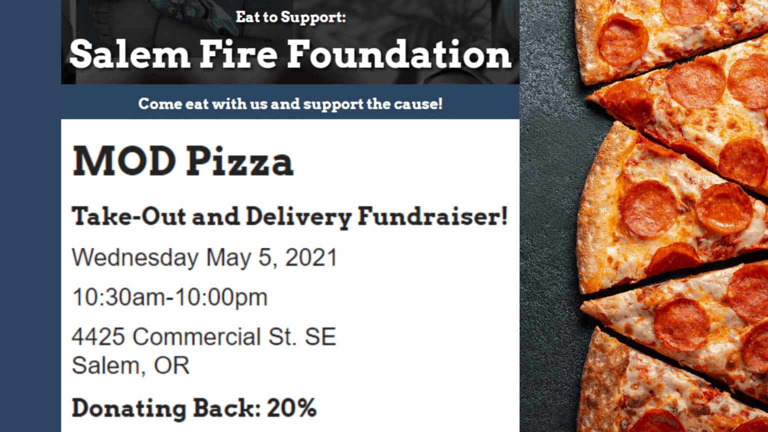 Support Firefighters by Eating at MOD Pizza on May 5th – Salem Fire ...