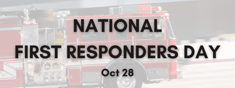 It’s National First Responders Day – Oct 28